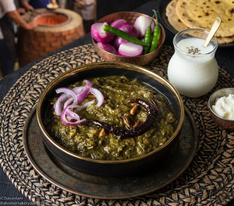 Sarson Ka Saag with Makki Ki Roti — Urban Turban Chicago